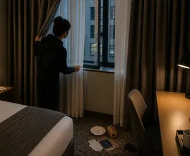 L'abitudine delle tende d'albergo in 5 secondi che potrebbe salvare il vostro soggiorno e la vostra privacy