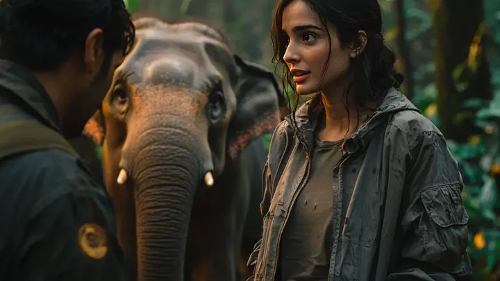Ha seguito un elefante nella foresta, ma non immaginava che avrebbe portato a questo.