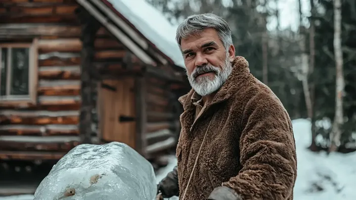 Un contadino andò nel bosco a cercare legna da ardere, ma trovò qualcosa di agghiacciante racchiuso nel ghiaccio.