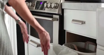 Stinky trash can? Put THIS in there before putting in the trash bag!