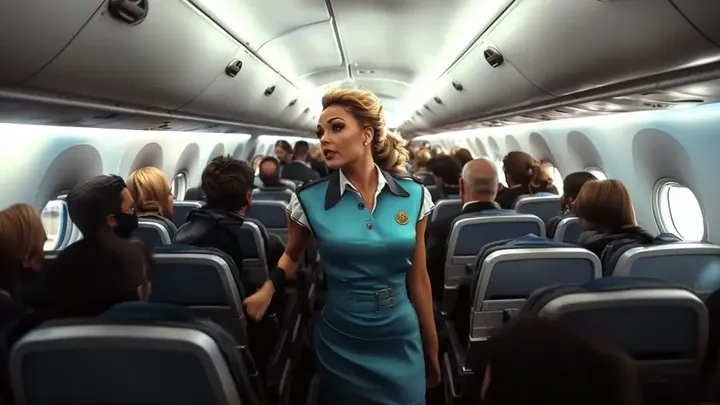Mulher cede assento de avião para veterano e fica pálida ao descobrir quem ele realmente é!
