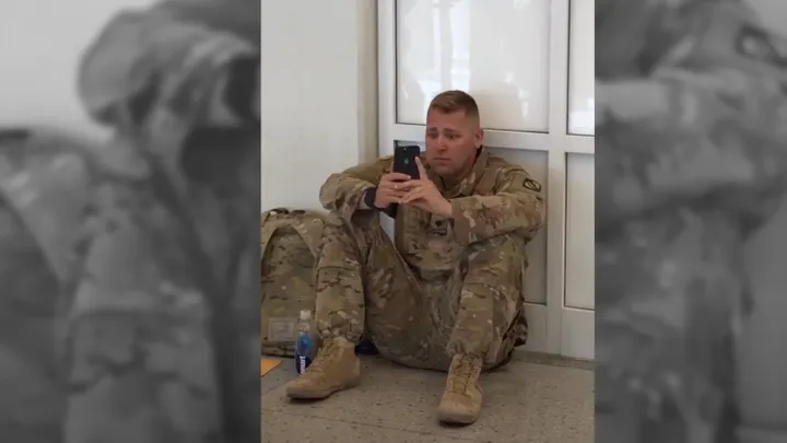 After a mysterious call from his wife, this soldier wasn’t allowed on the plane
