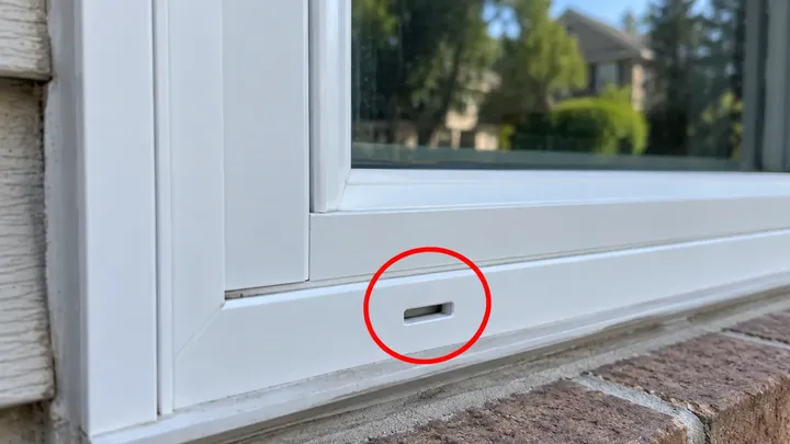 Deze kleine gaatjes in je kozijn worden vaak vergeten: daarom moet je ze regelmatig schoonmaken