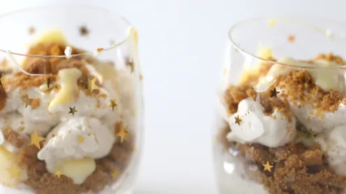 Dieses Honigwaffel-Tiramisu ist so unglaublich lecker! Der perfekte Winter-Nachtisch!