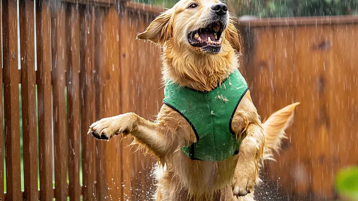 Woman Finds Dog In Backyard – What Happened Next Brought Her to Tears!
