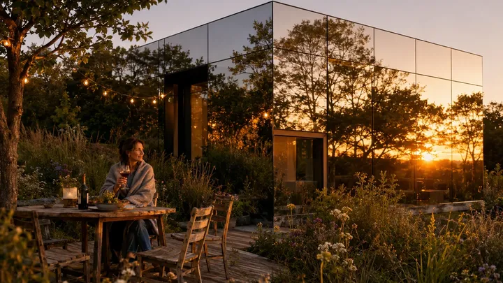Esta mulher construiu uma casa dos sonhos invisível - e a experiência é surpreendente...