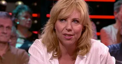 Claudia de Breij in tranen in DWDD: ‘Hij was als een vader voor me’