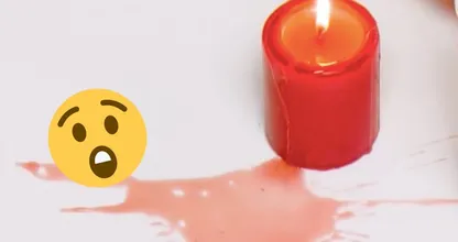 Kerze umgekippt? So entfernst du Wachsflecken von wirklich allen Oberflächen.