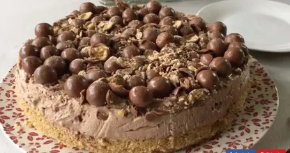 Rezept: Malteser Nutella Käsekuchen.