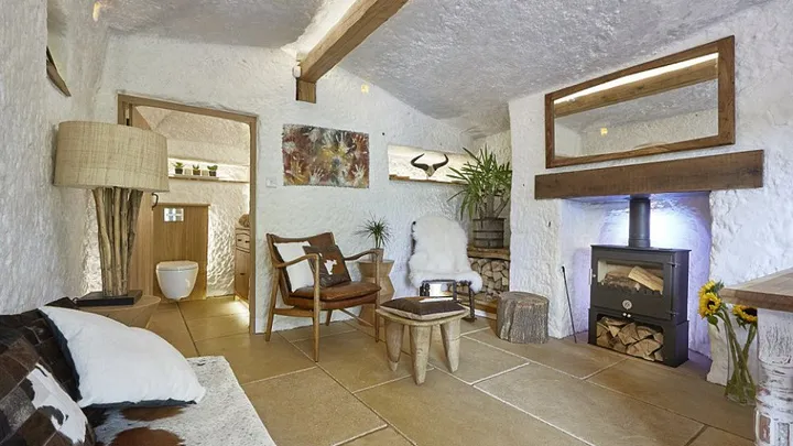 He bought a 700-year-old cave and you won't believe what he did with it! This is amazing!