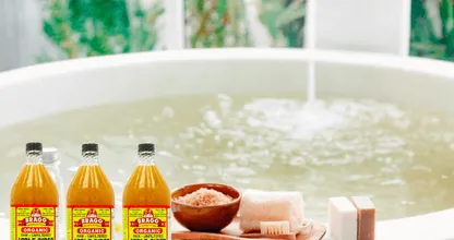 Dit is waarom je eens appelciderazijn in je bad moet doen