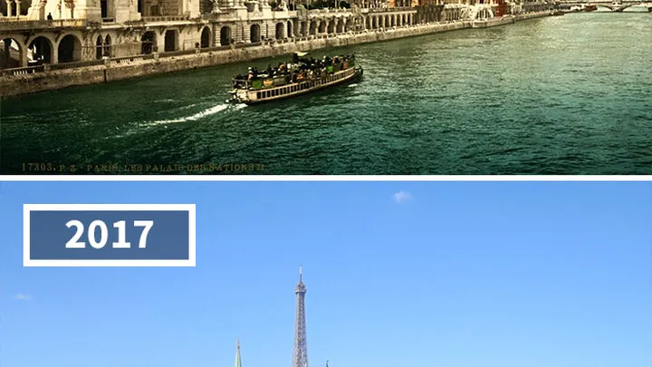 These photo's were taken 100 years apart and it's crazy how much the world has changed!