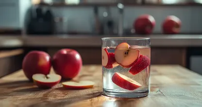 リンゴを煮て、この水を一晩飲む： 朝の結果はあなたを驚かせるでしょう！
