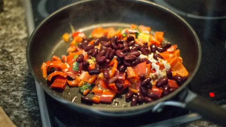 Can't find a lid for your pan? This simple trick works great too