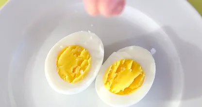This is the best way to make a hard-boiled egg! It works every time!