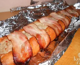 This stuffed baguette is super delicious! A true treat for the entire family!
