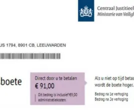 Pas op: politie waarschuwt voor een extreem echt lijkende nepboete