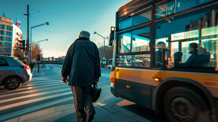 Een jongen ruikt iets vreemds in de schoolbus, kijkt één keer naar de chauffeur en belt 911