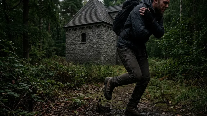 Man ontdekt verborgen ‘huis’ zonder deuren of ramen — hij belt de politie als hij ziet wat erbinnen is