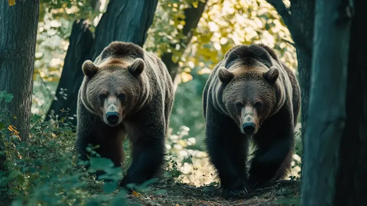 Zwei Bären trieben sie in den Wald - was sie vorfand, war verheerend