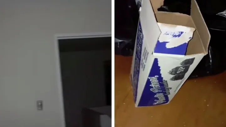 Toen deze vrouw haar badkamerspiegel van de wand haalde, onthulde ze een duister geheim