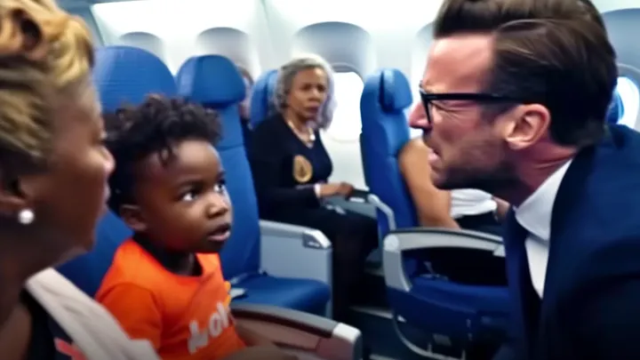 Dieser Mann hatte die Nase voll! Sehen Sie, wie er einem Kind, das gegen den Sitz tritt, und seiner Mutter eine Lektion erteilt!