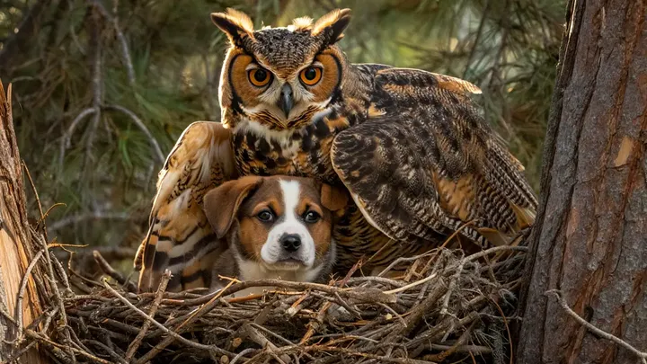Horned Owl Snatches Puppy from Yard – What the Neighbors Discover Will Blow Your Mind!