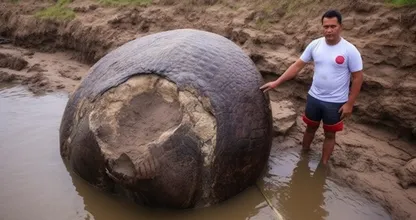 Farmer Stumbles Upon Big ‘Dinosaur Egg’ – When He Looks Inside, He Makes Eye-Opening Discovery