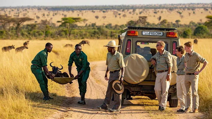 Safari Jeep Surrounded by Hyenas – But What the Driver Does Next Stuns Them All!