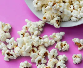 Is popcorn considered to be a healthy snack?