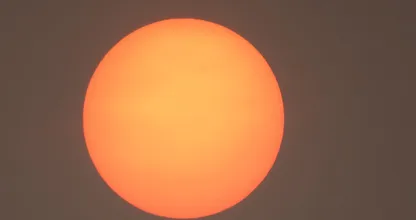 Wauw, heb jij deze spectaculaire rood-oranje zon vanochtend gezien?