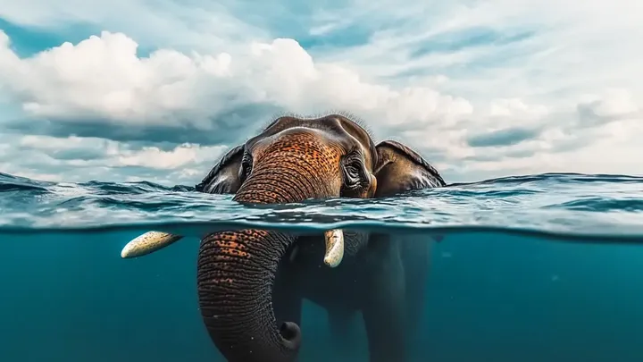 Filmato ritrovato: Un marine si trova faccia a faccia con una creatura gigante sott'acqua