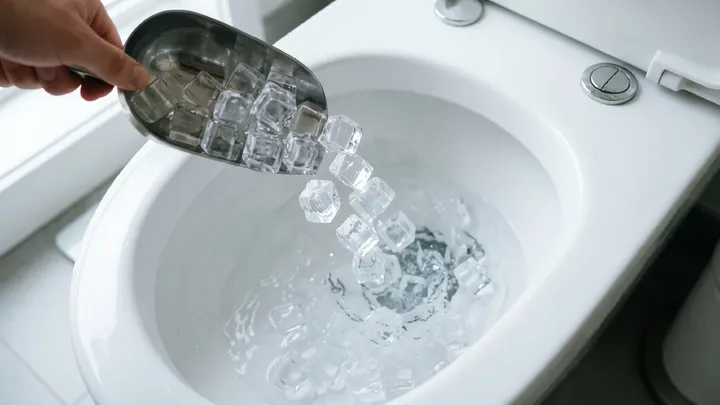 Warum füllt man die Toilettenschüssel mit Eiswürfeln? Lassen Sie es uns aufschlüsseln...