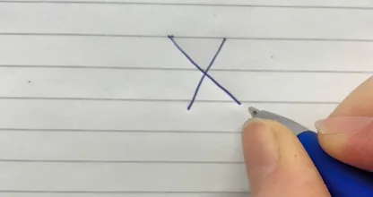 ¿Cómo escribes la letra “X”? Esto es lo que dice sobre tu personalidad.