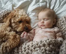 Hund lässt Baby nicht alleine schlafen - Eltern rufen die Polizei, als sie den Grund herausfinden