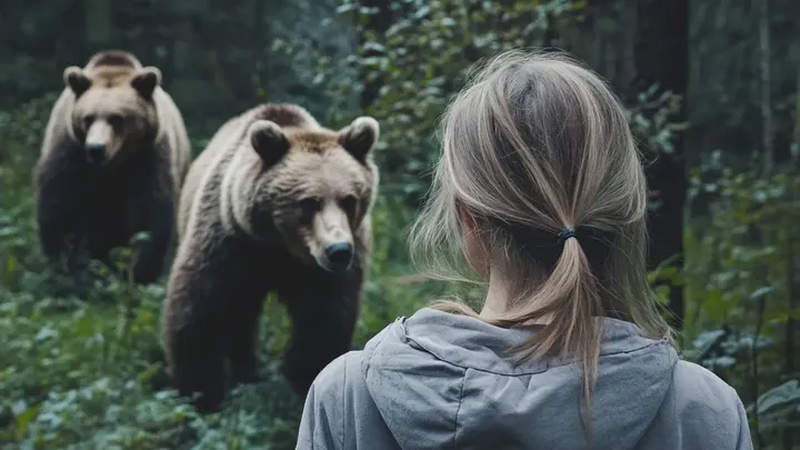 Zwei Bären trieben sie in den Wald - was sie vorfand, war verheerend