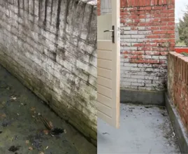 Met dit natuurlijke middeltje is groene aanslag op je balkon zo verdwenen