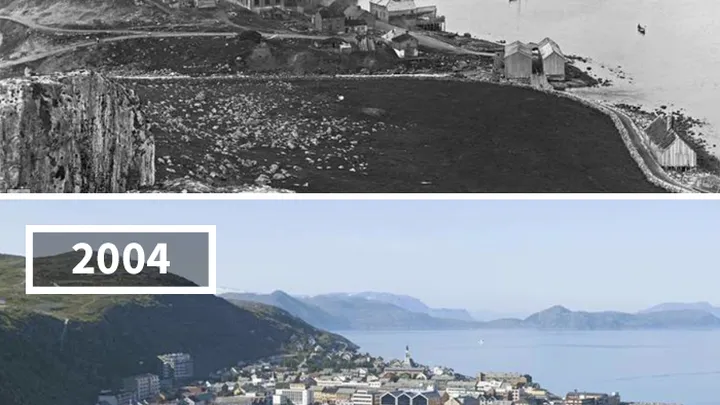 These photo's were taken 100 years apart and it's crazy how much the world has changed!