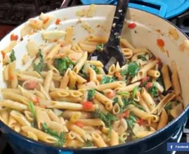 Schmackhafte Boursinpasta schon innerhalb von 20 Minuten fertig.