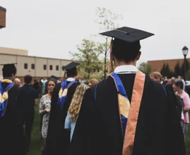 Remarkable: mother and son graduate college together
