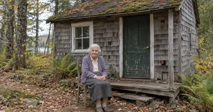 Deze 88-jarige vrouw woont in een oud schuurtje in het bos – maar wacht maar tot je ziet hoe het er van binnen uitziet!