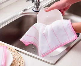 Neues Geschirrtuch oder Handtuch gekauft? So absorbieren sie direkt!
