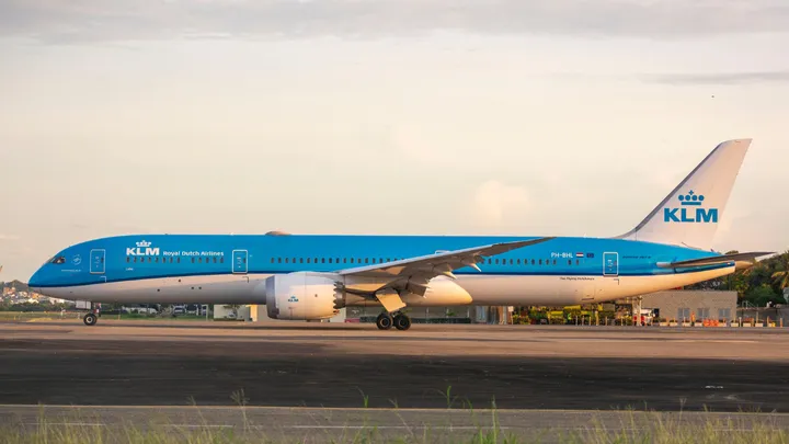 KLM schrapt vanaf begin middag alle vluchten door aankomende storm