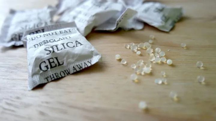 You know those bags of silica gel that come with new shoes? Don't throw them out!