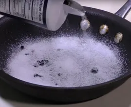 THIS is why people put a frying pan with salt on the stove! Such a handy trick!