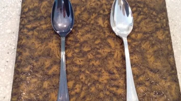 Rub a banana peel over your silverware and see what happens