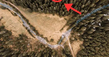 Drohne fängt etwas ein, das niemand sehen sollte