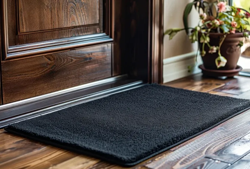 Your doormat could be keeping your front door wet: Painters warn wood rot often starts here
