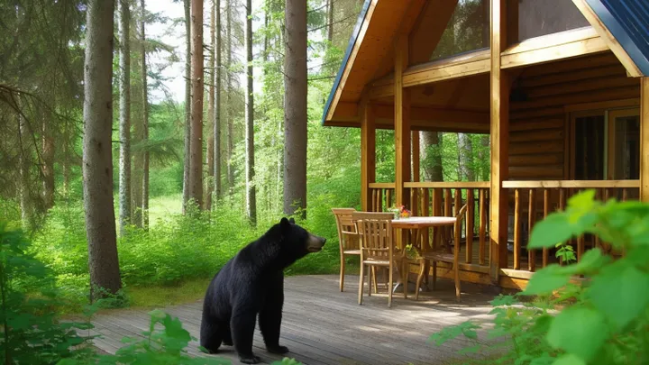 Bear Waves To Family Every Morning - One Day Dad Follows Him And Makes A Strange Discovery