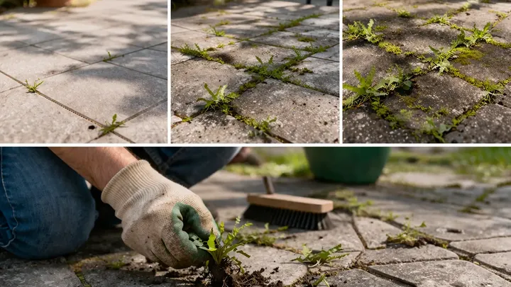 Deze eenvoudige 3-stappen truc om onkruid te verwijderen werkt als magie - de resultaten spreken voor zich